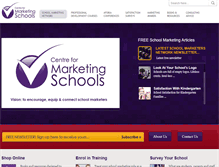 Tablet Screenshot of marketingschools.net